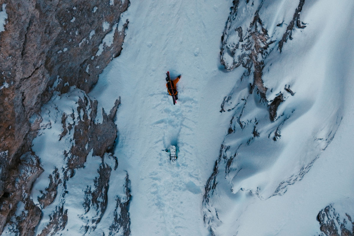 The Red Face Zone - Ironisches Freeride Psycho-Drama in den Dolomiten